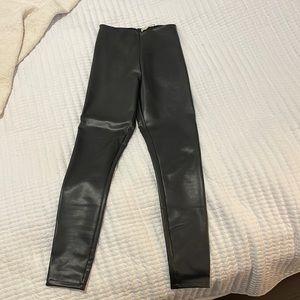 Leather leggings